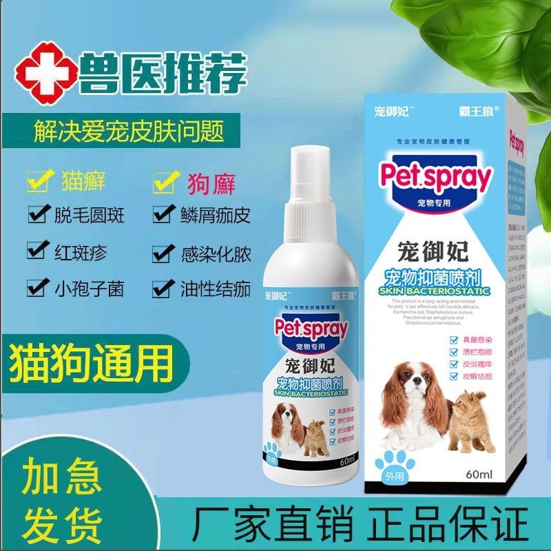 View of Dog Sterilization Anti-itch Spray for Dogs Fungal Infection Cat Moss ...