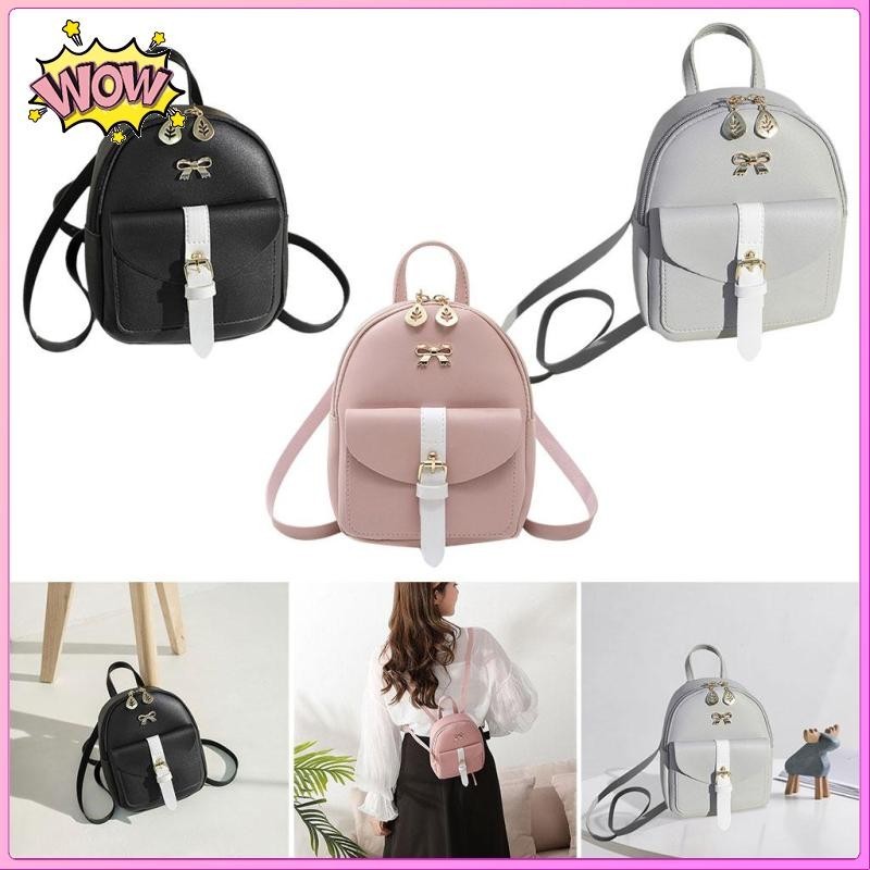 Mini Backpack for Women Cute Small Backpack Purse Girls Leather Shoulder Bag Shopee Philippines