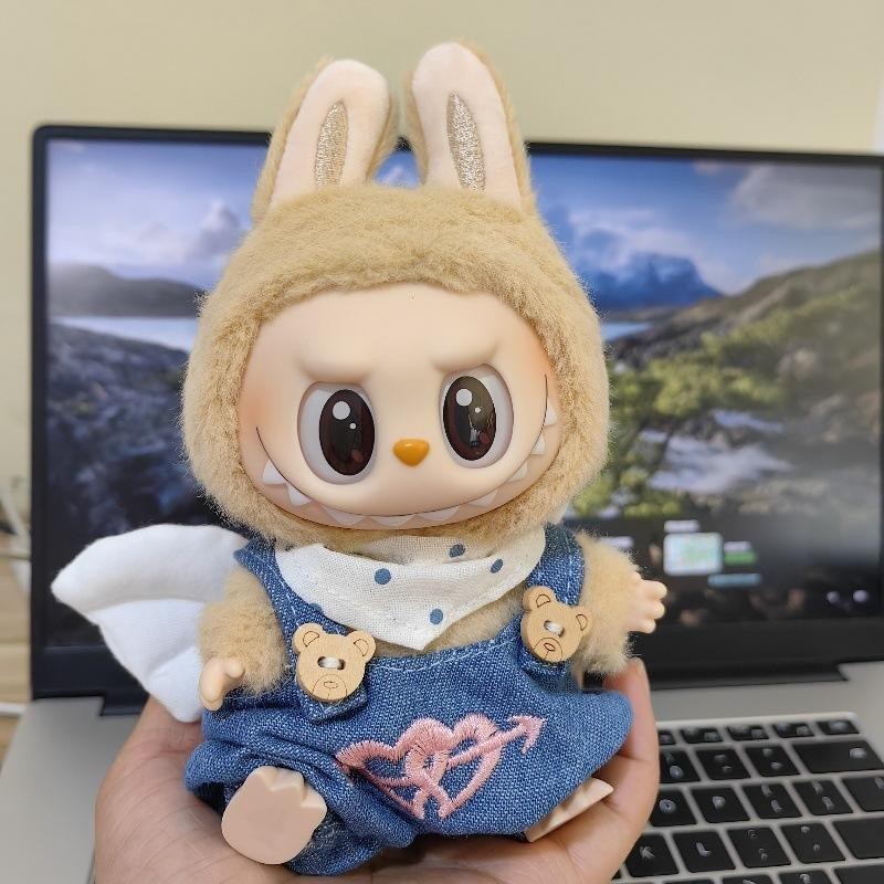 Labubu Labu Sitting Party Vinyl Plush Mystery Box Pendant Baby Clothes ...