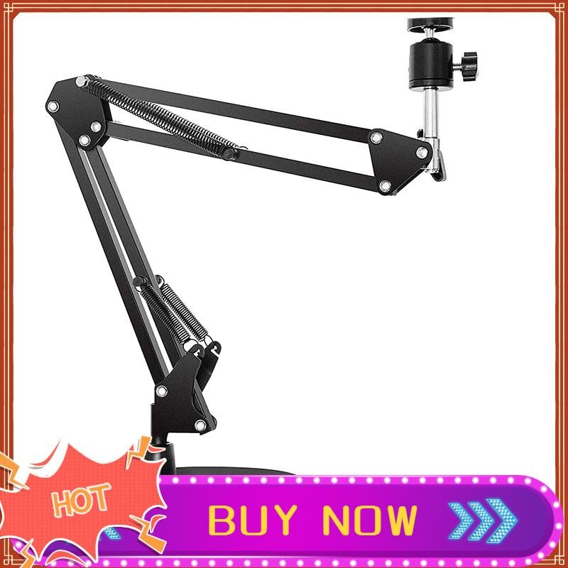 Webcam Stand for Desktop Suspension Boom Scissor Arm Stand with ...