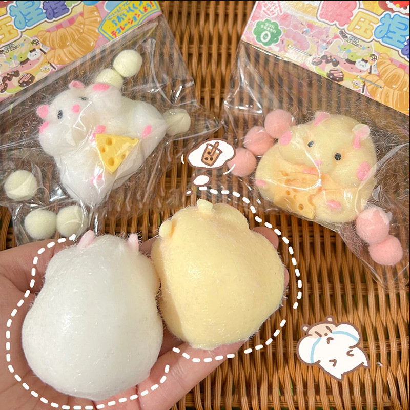 Nuseya 42 stuks Mochi Squishy Fidget Speelgoed voor Kinderen
