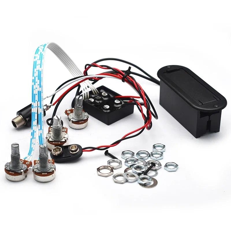 2 Band Prewired Active Bass Circuit Active & Passive EQ Equalizer