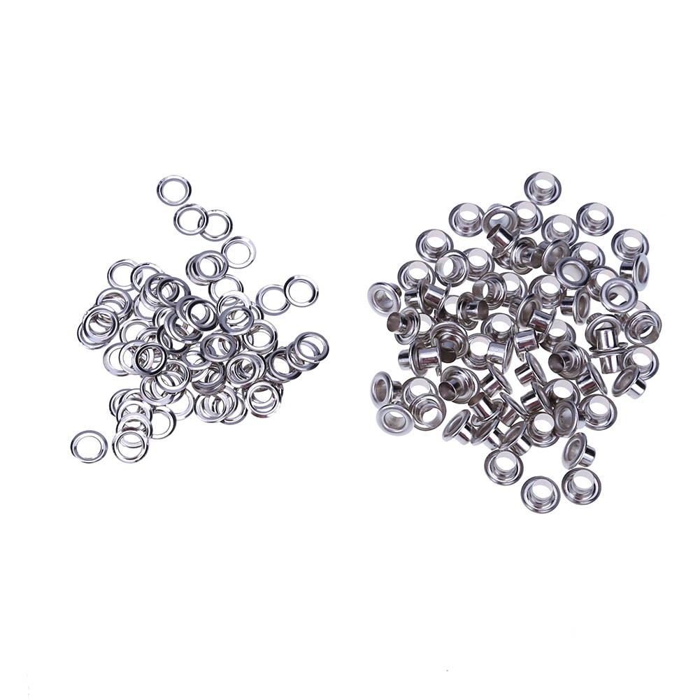 100sets Eyelet with Washer Leather Craft Repair Grommet 4mm 5mm 6mm 8mm ...