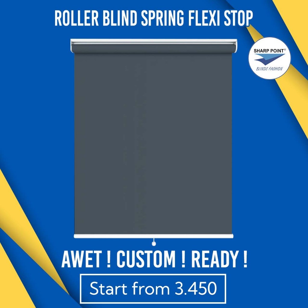 Sharp Point Roller Blind Spring Flexy Stop, Chainless Spring System ...