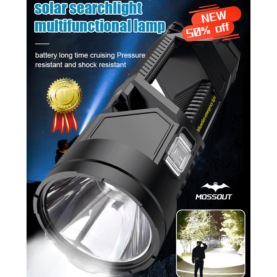 【Ph Stock】Super Bright Outdoor Searchlight/Led Flashlight/Household ...