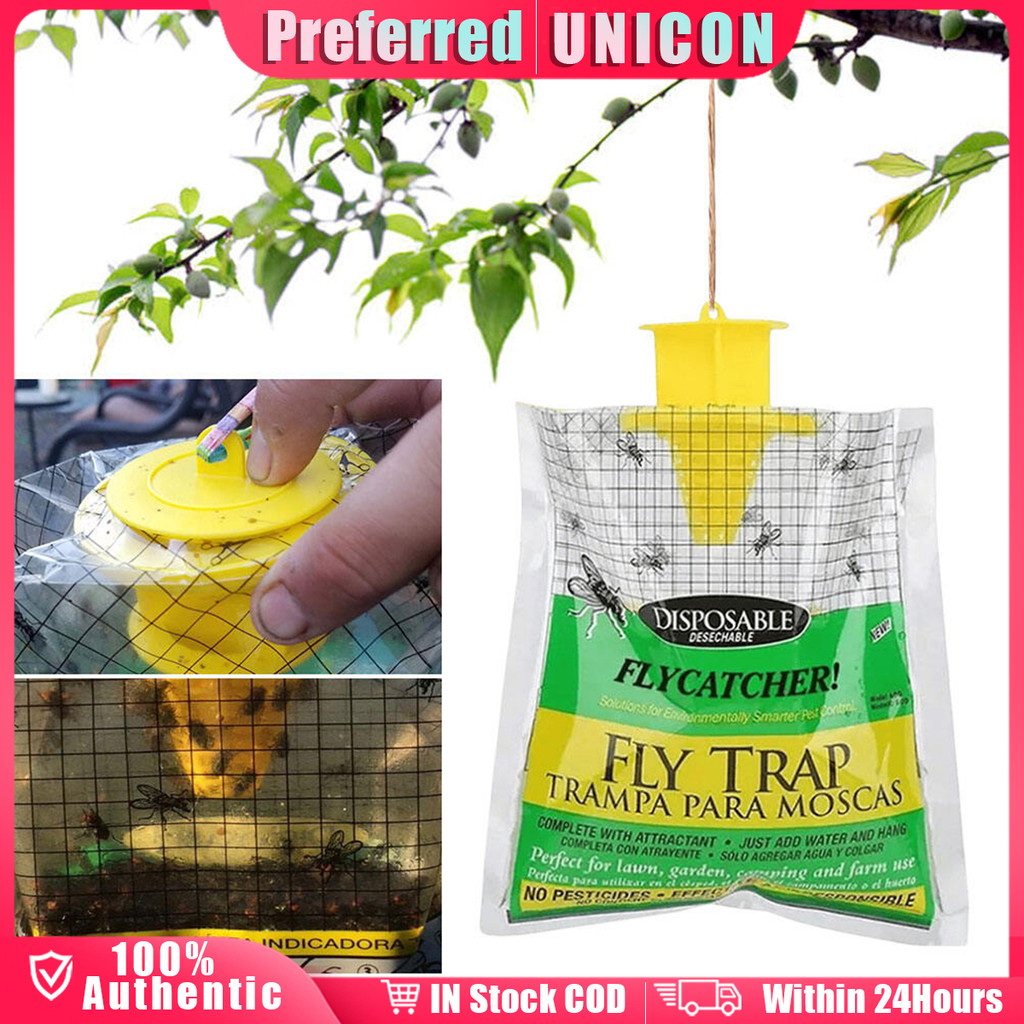 Disposable Fly Catcher Trap 1/5Pcs Fly Attractant Killer Insect Pest ...