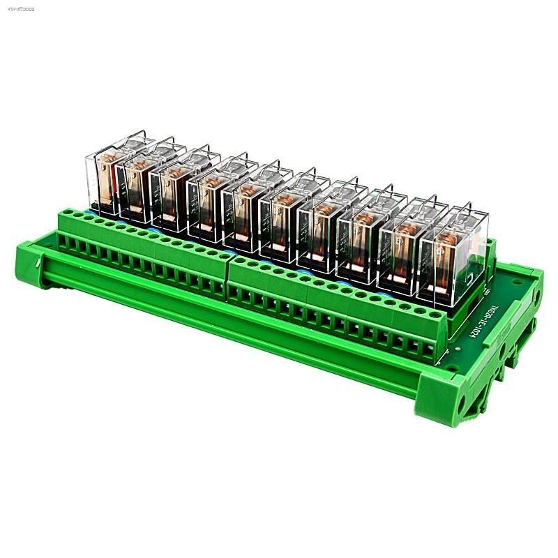 8-way plc electromagnetic relay module 5V12v24v transistor DC protector ...