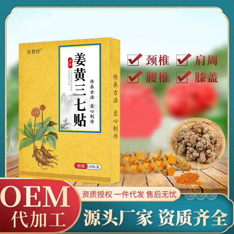 Best Quality#Sanqi Salvia Miltiorrhiza Plaster Turmeric Plaster ...