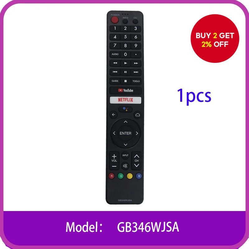 GB346WJSA Replacement Remote Control For Sharp TVs With Netflix & Google Search Buttons