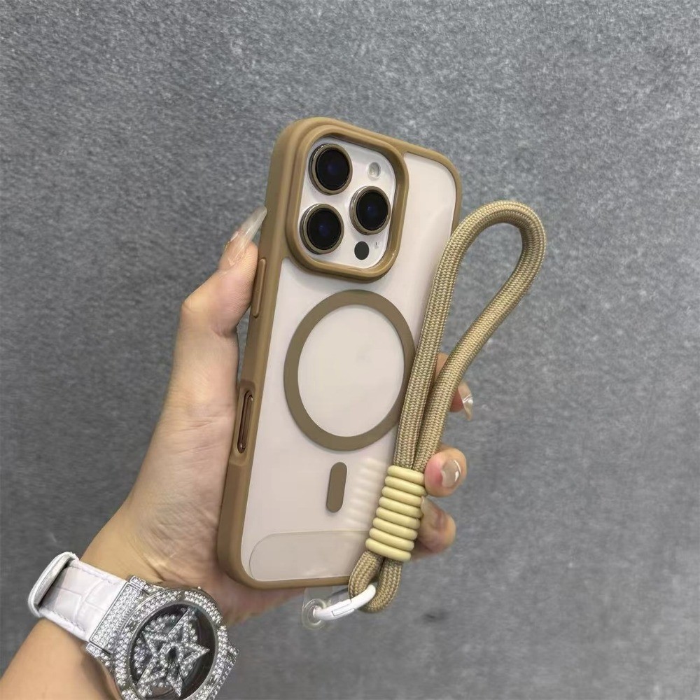 Acrylic magnetic phone case with hanging rope compatible with iPhone 11 ...