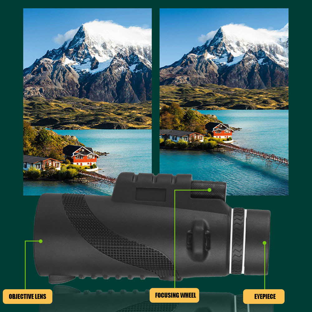 80X100 Magnification Monocular with Tripod High Power Monocular with ...