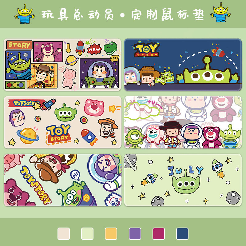 Cartoon Student Anime Computer Girl Cute Keyboard Pad Mouse Pad Office ...