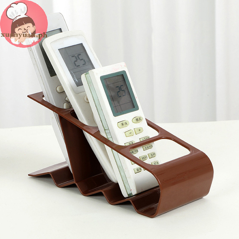 XUAN Fourhole Air Conditioner TV Remote Control 4grid Storage Rack TV