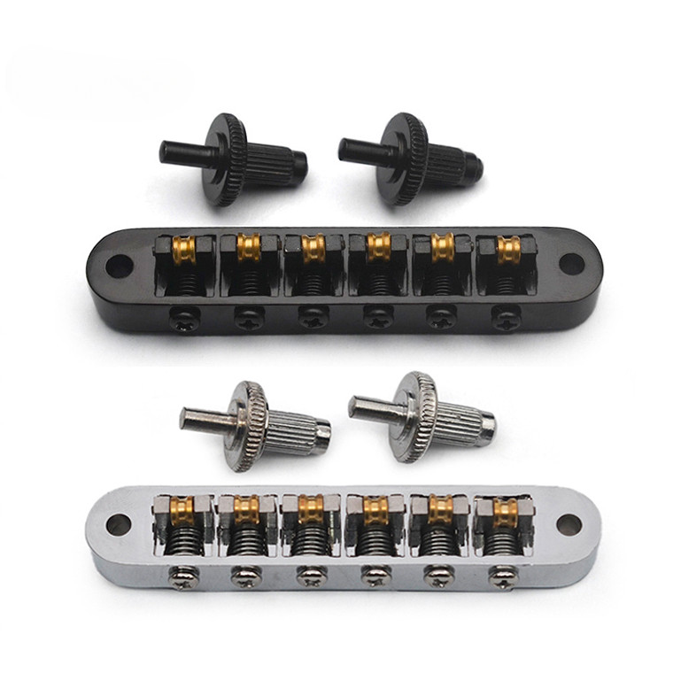 Guitar TuneOMatic Roller Saddle Bridge Replacement Part Compatible