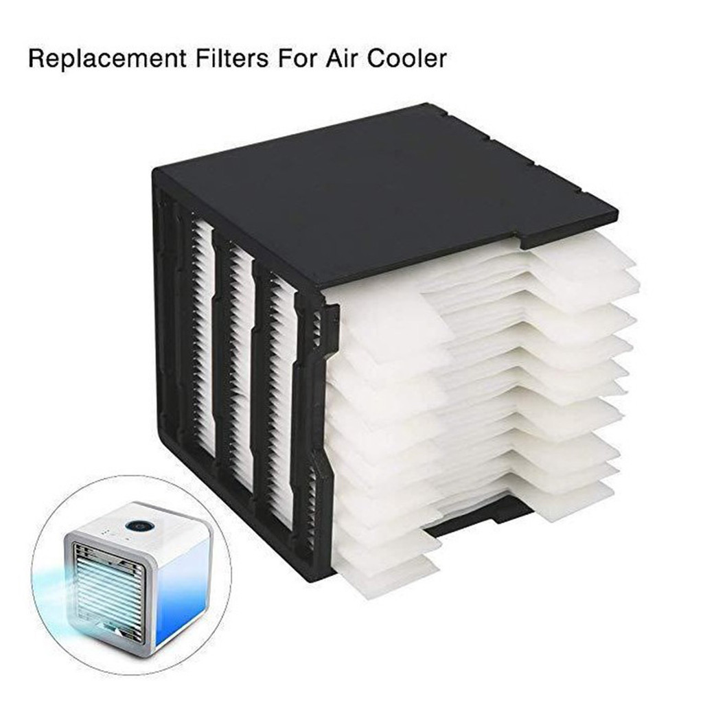 END-28Pcs Mini Air Cooler Filter Personal Space Cooler Humidifier Air ...