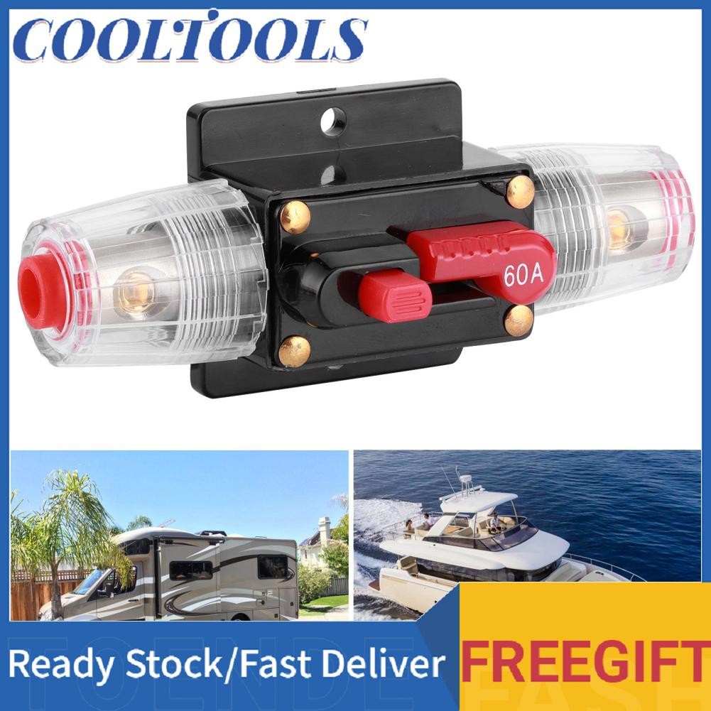 Interruttore Automatico 80A Con Fusibile Di Reset Manuale Per Auto, Audio Marine, Imbarcazioni E Inverter | Sostituto Ideale Per Portafusibili