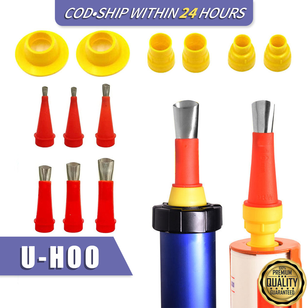 16 Sizes/Set Integrated Caulking Nozzle With 6Pcs Base Stainless Steel ...