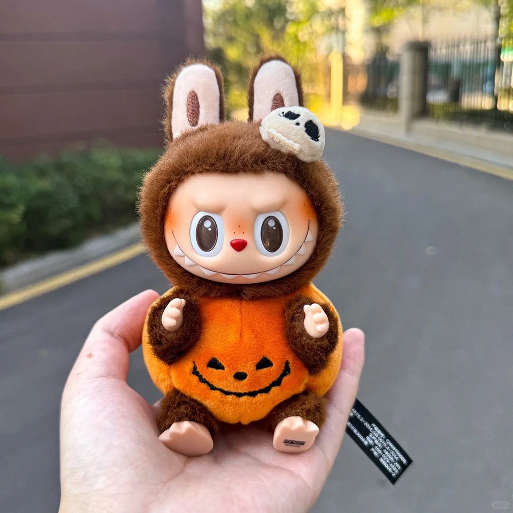 【新品未開封】LABUBU Sitting Pumpkin Happy Halloween Party SeLAries-Sitting Pumpkin Vinyl Plush