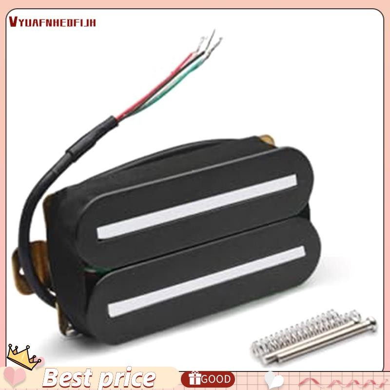 【vyuafnhedfijh】High Output Neck Pickup Dual Hot Rail Humbucker Pickups
