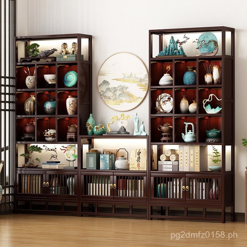 Partition Cabinet Ornament Storage Rack Bogu Rack Bookshelf Multi ...