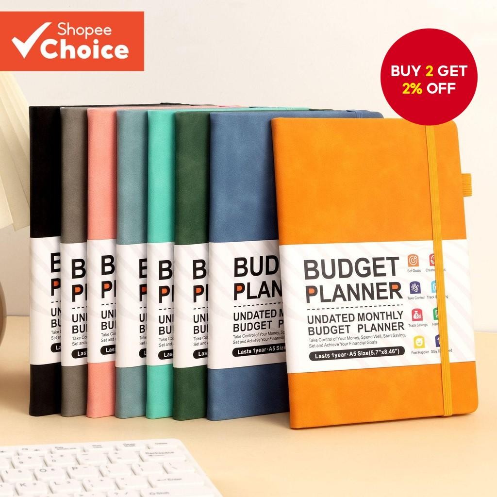 Budget Notebook A5 Strap Notebook Financial Planner | Shopee Philippines