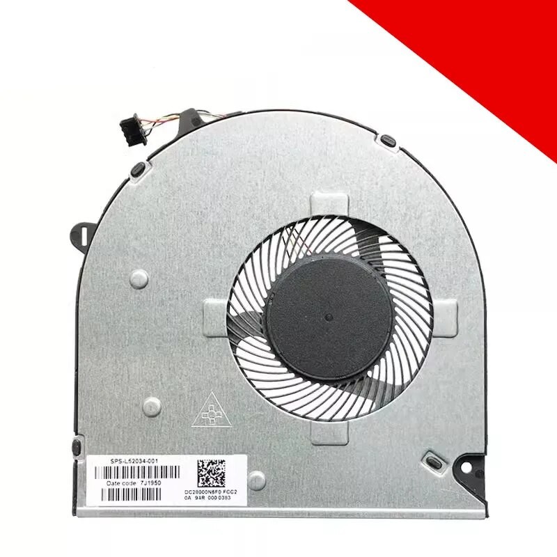 CPU cooling fan for HP 15-du 15s-du 15-dw TPN-C139 L52034-001 250 G8 ...