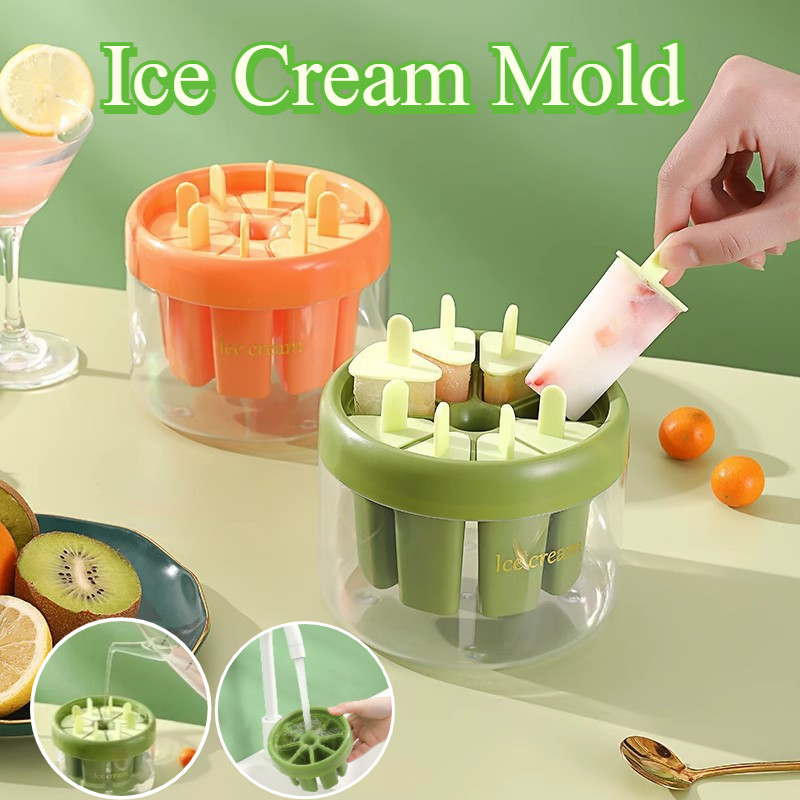 Popsicle Mold Kit Home-made Popsicle Ice Cream Homemade Frozen Popsicle ...