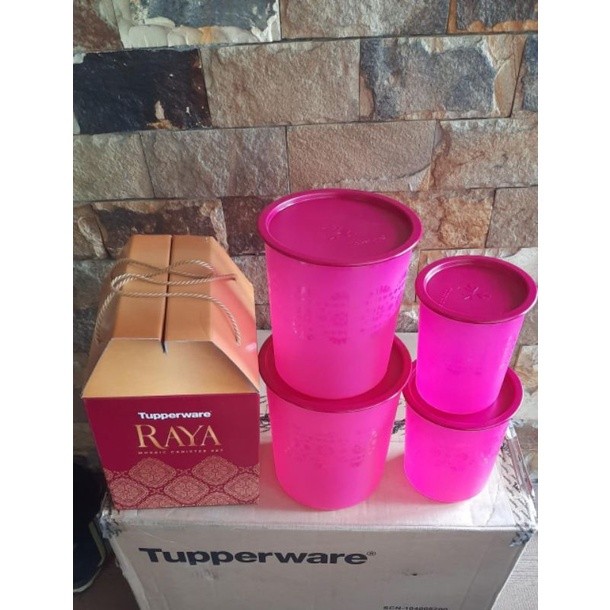 Tupperware Mosaic Canister Set Raya Mosaic Canister // Deco canister ...