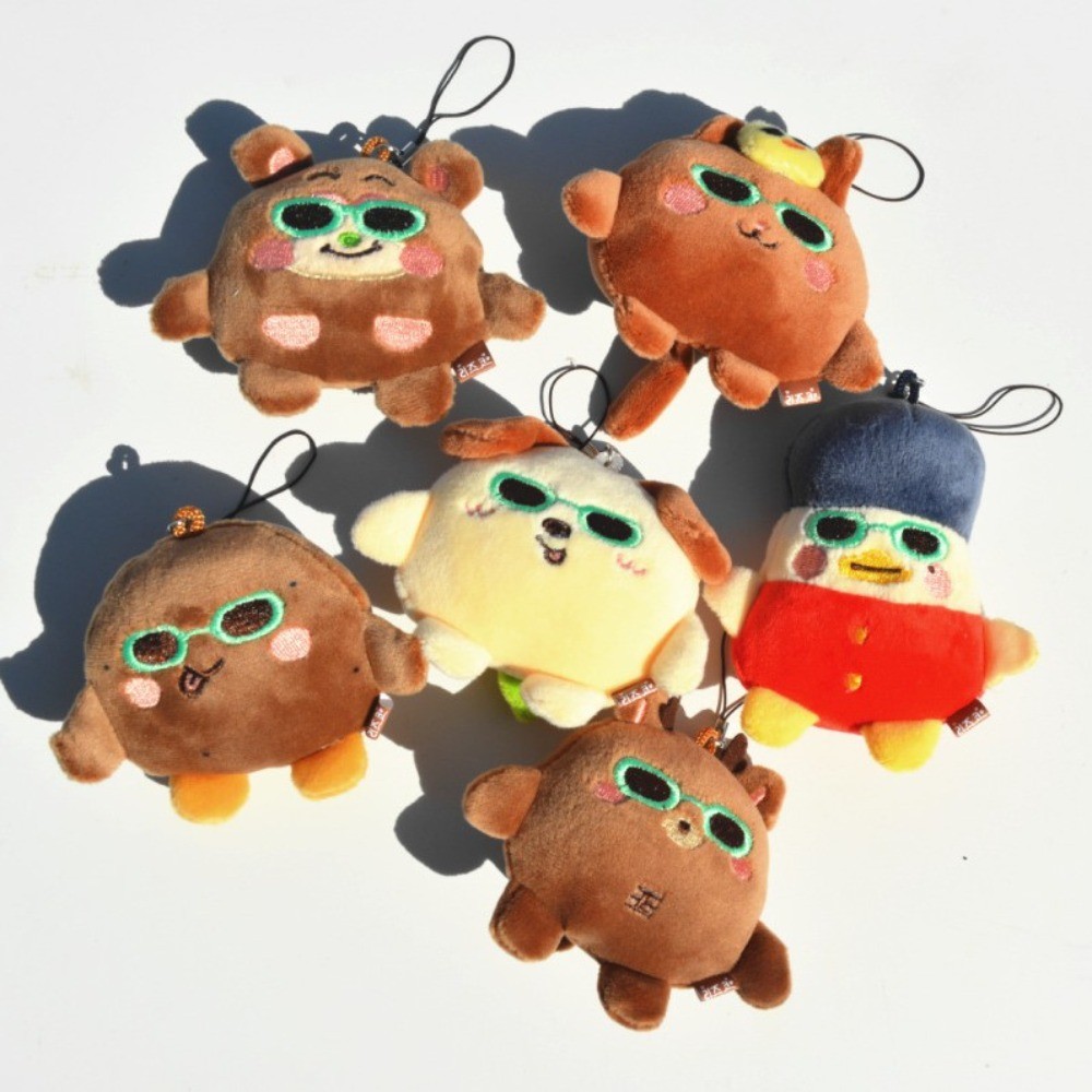 riize SHOPEE kpopmerch 50枚 Kpop Idol Riize Mini Plush Doll Keyring Riizing Sunglasses Edition