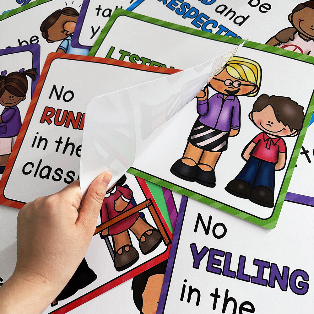 Classroom Rules Poster, Discipline Behavior Decoration | Shopee Philippines