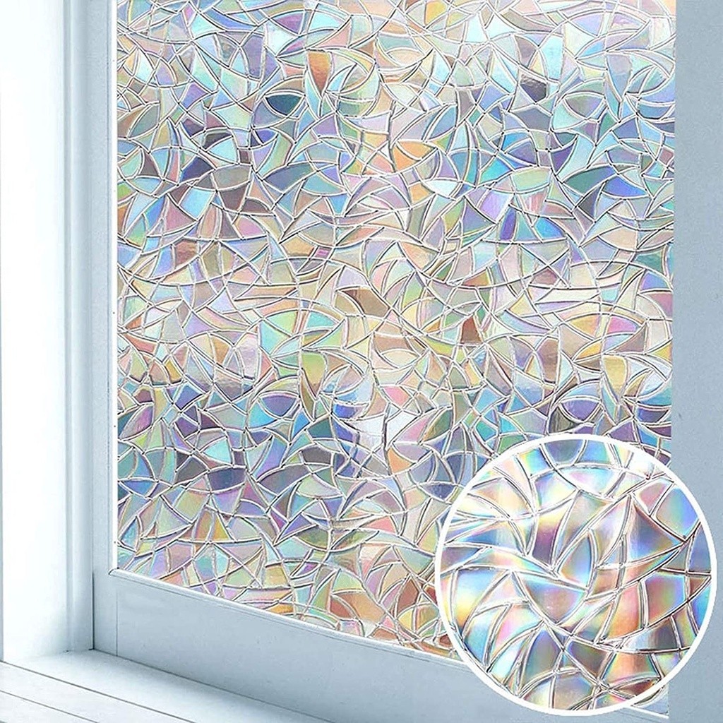 Window Sticker 3D Decorative Stained Glass Window Decals Privacy Film ...