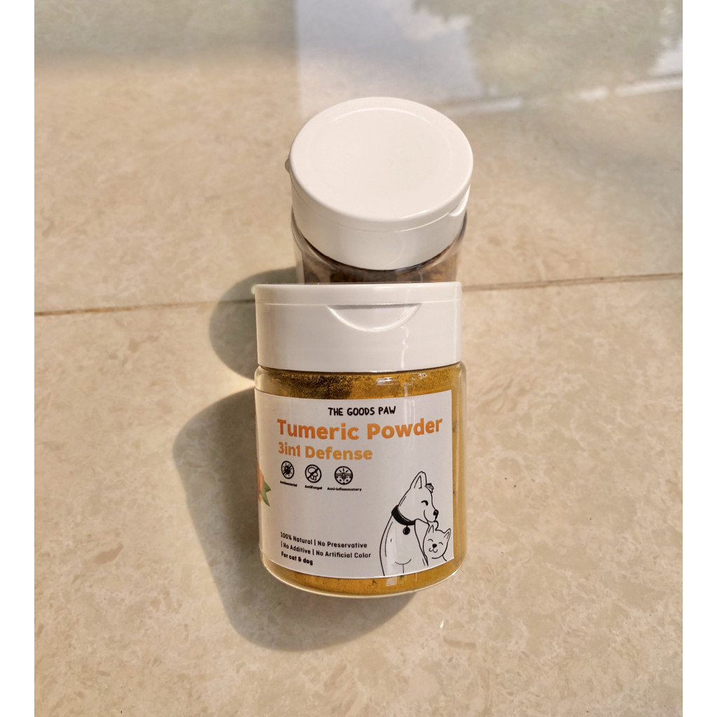 THEGOODSPAW Turmeric Powder / Food Topper for Dog and Cat / Dog Cat ...