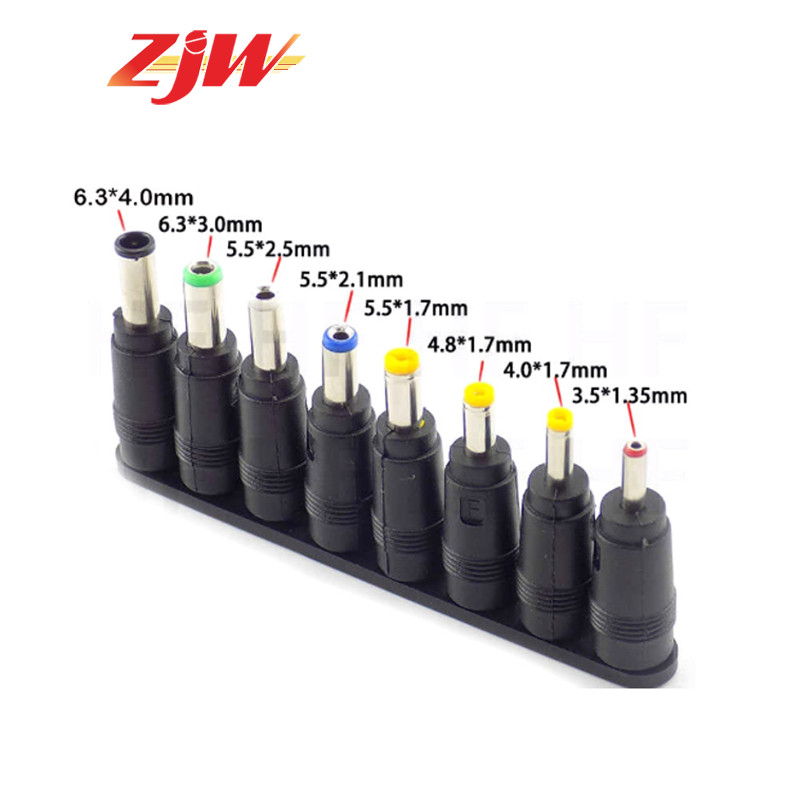 ZJW 8 Types 5.5X 2.1 MM DC Power Jack Female Plug Adapter Connectors ...