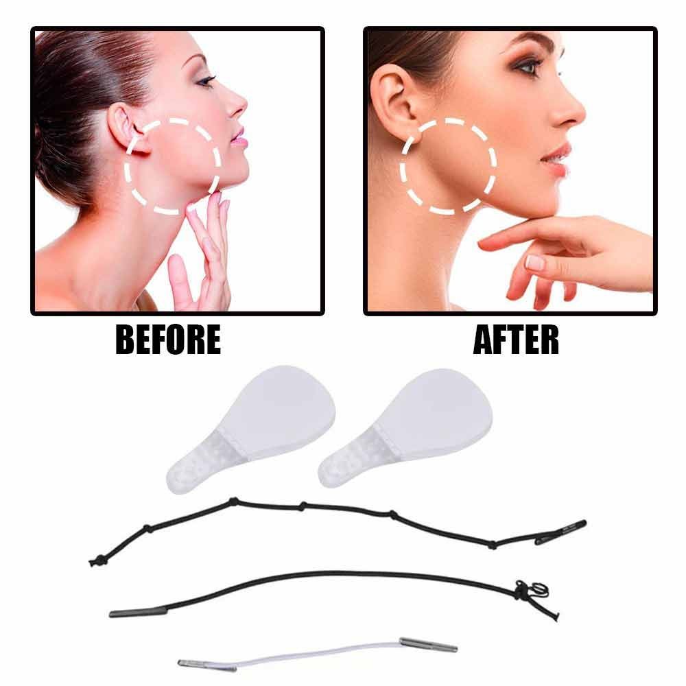 40PCS V-SHAPE FACE LIFT TAPE STICKERS THIN INVISIBLE SLIM SECRET ...
