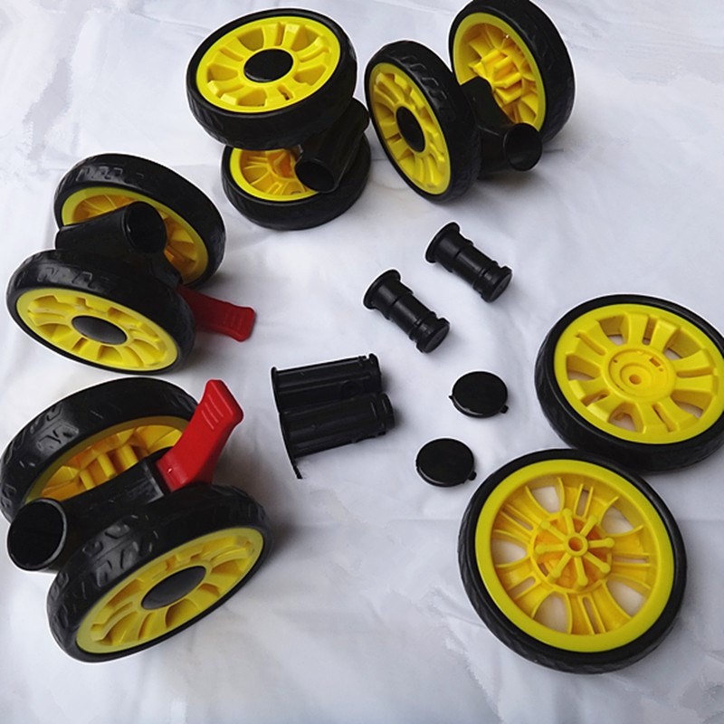 Bamboo rattan baby roller accessories wheel universal wheel wheel rear ...