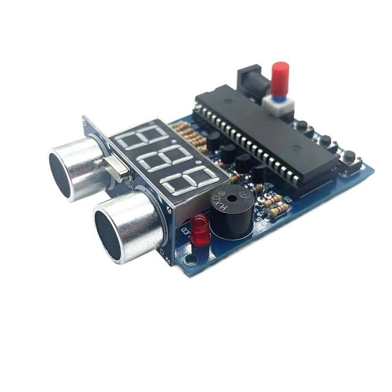 HC-SR04 ultrasonic sensor ranging alarm module real-time display ...