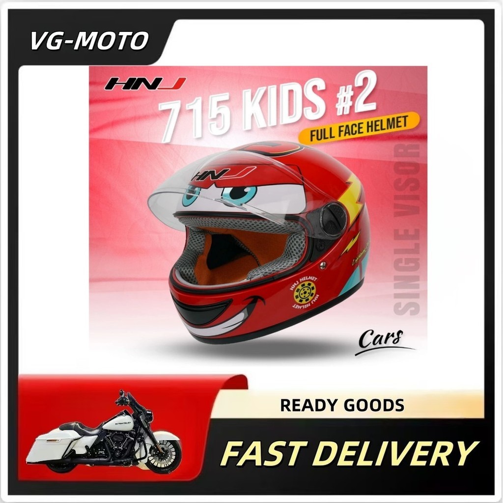 Free Shipping HNJ 715 HELMET for Kids Motorcycle Helmets Full Face
