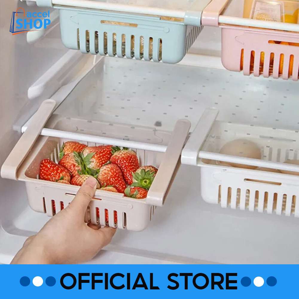 Accel Kitchen Container Adjustable Slide Kitchen Fridge Freezer Space ...