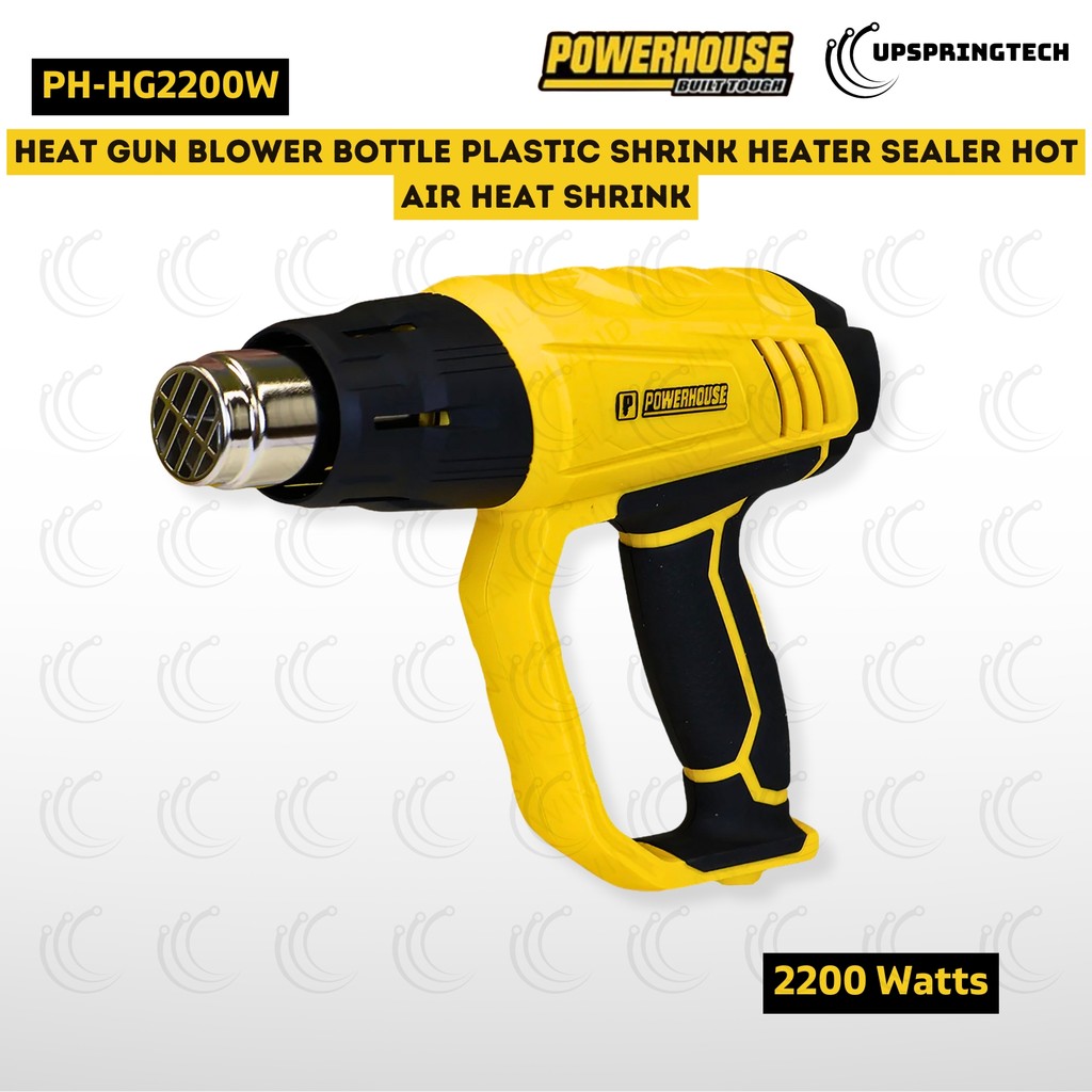 Powerhouse New Heat Gun Blower Bottle Plastic Shrink Heater Sealer Hot