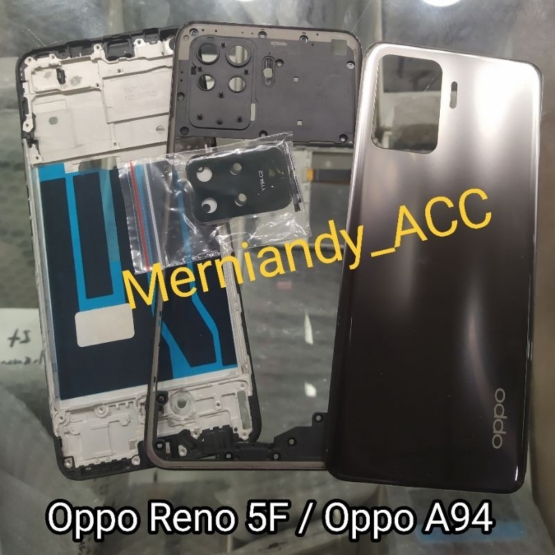 Safety HAUSING FULLSET LCD FRAME OPPO RENO 5F / OPPO A94 CESING HAUSING ...