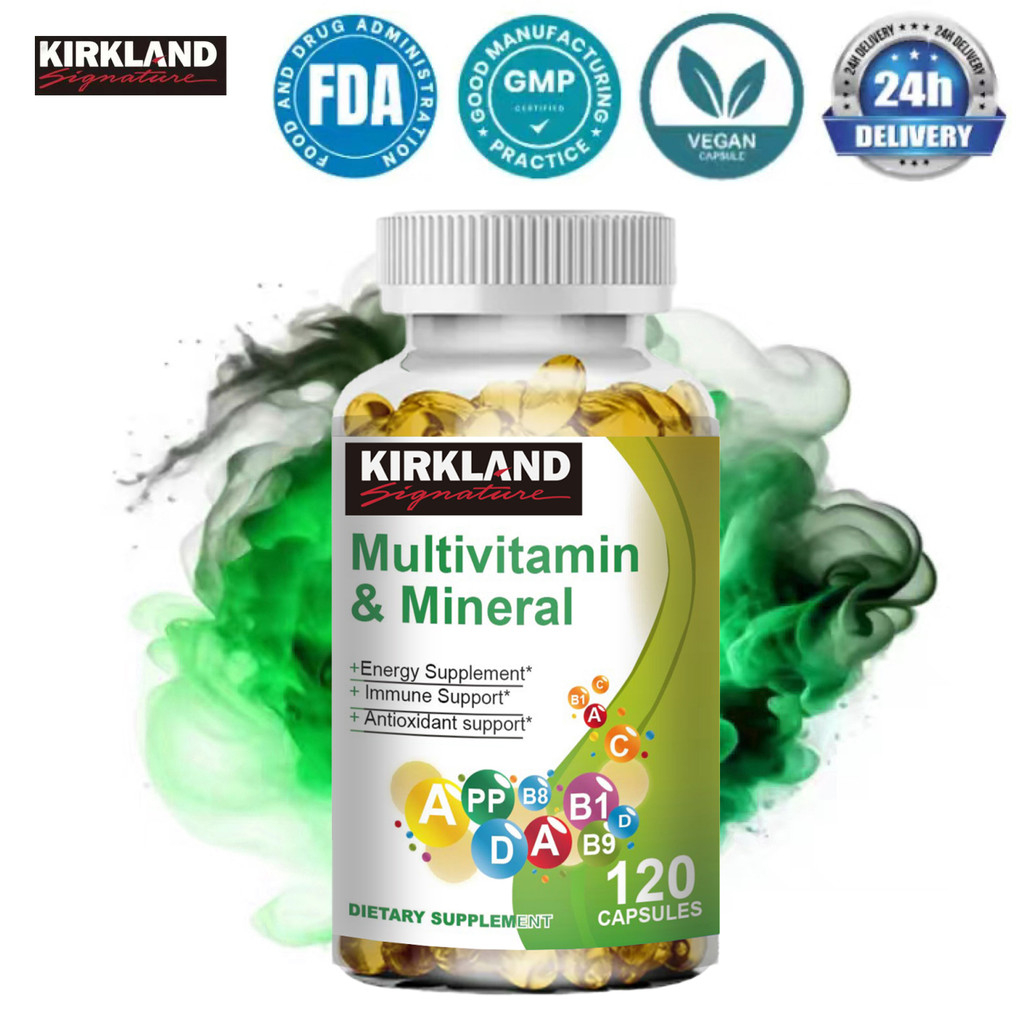 KIRKLAND Multivitamin &amp; Minerals Capsules Promote metabolism and health ...