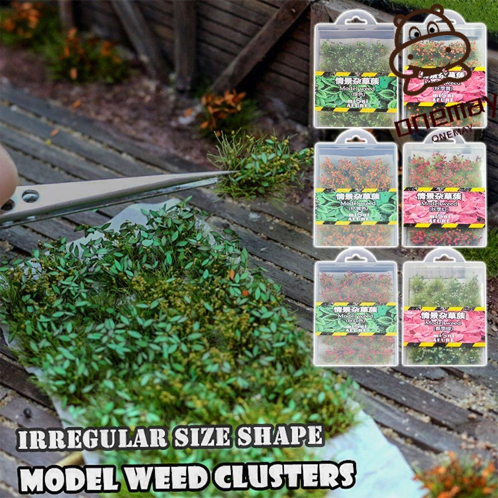 ONEMAYSHOW Doll Grass Model Railroad Scenery Mutlicolor Bush Scale