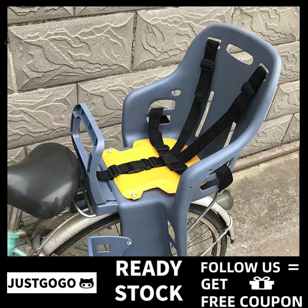 Justgogo Rear Child Bike Seat Bicycle Baby Safety Carrier with Handrail