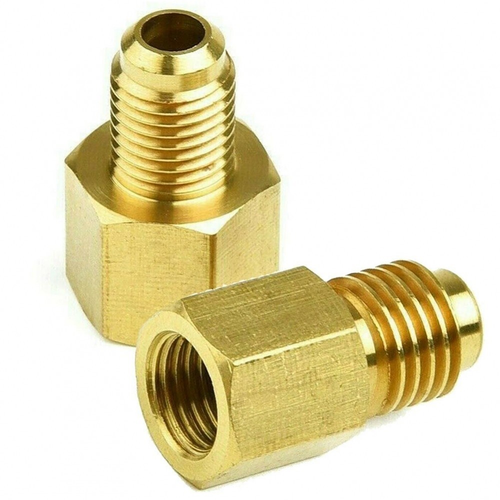 R134a To R12 Adapter 14 Female Flare 12 Acme Male Valve Kits with Brass ...