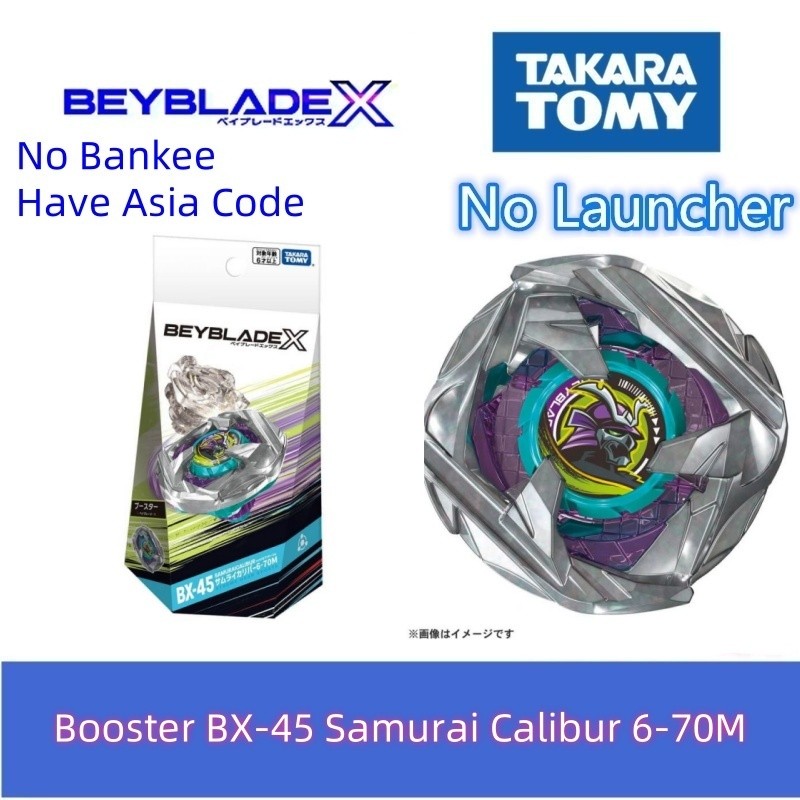 Beyblade X BX-45 Booster Samurai Calibre 6-70M - Takara Tomy, Juguete De Batalla Girable