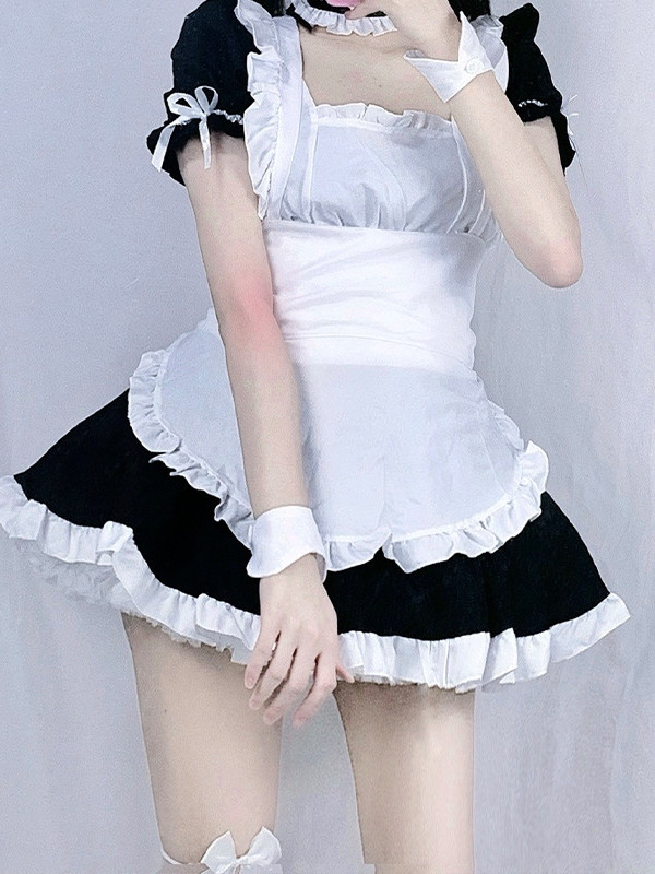 Original Japanese Anime Yuan No Sora Kasugano Dome Maid Outfit Lolita ...