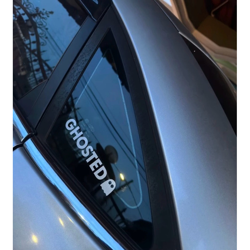 [3pcs] Stickers GHOSTED Ghost Car Stickers Car Stickers Locomotive ...