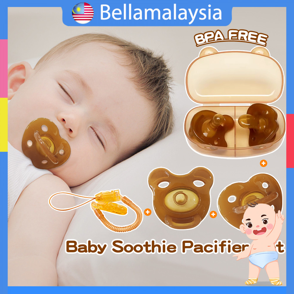 Bella Baby Soothie Pacifier With Storage Box Baby Soft Silicone Nipple ...