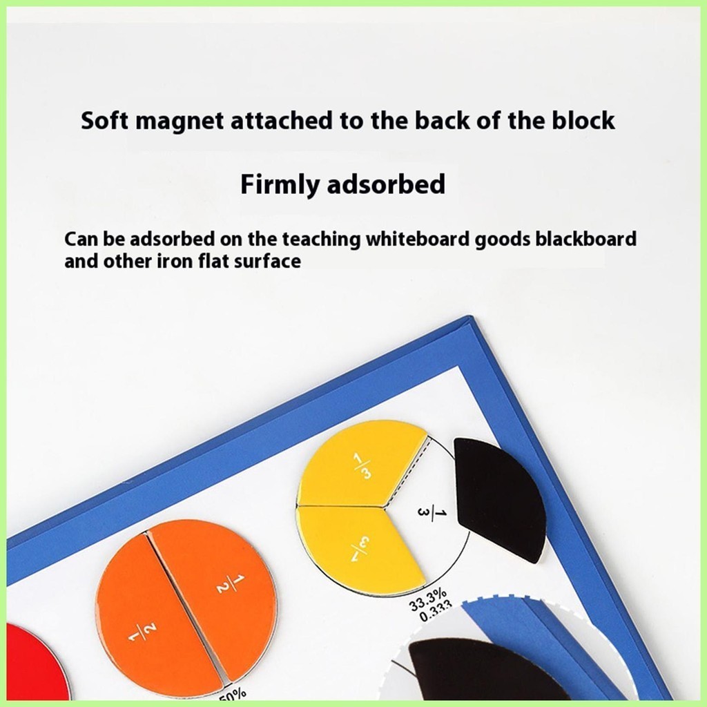 Magnetic Fraction Tiles Fraction Manipulatives & Circles Activity Set ...
