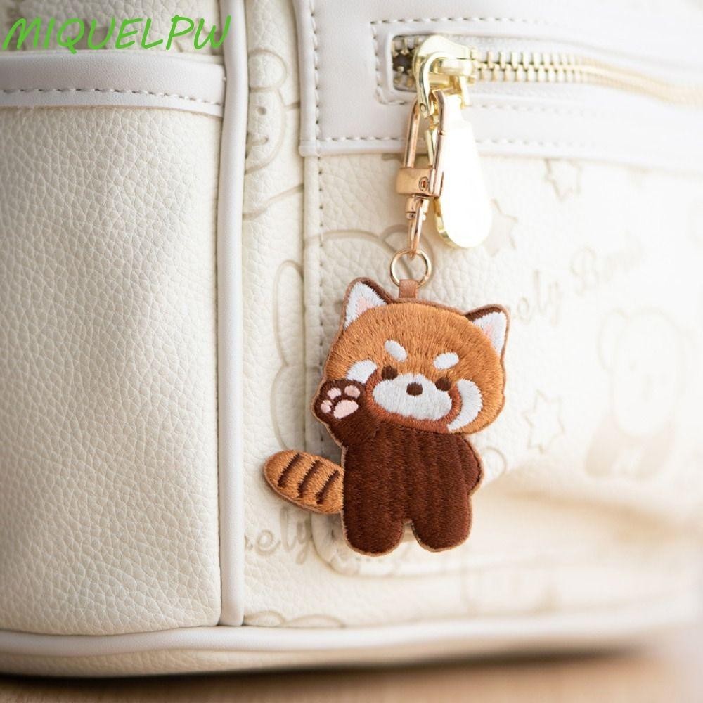 MIQUELPW Red Panda Keyrchain, Cartoon Creative Kawaii Animal Pendant ...